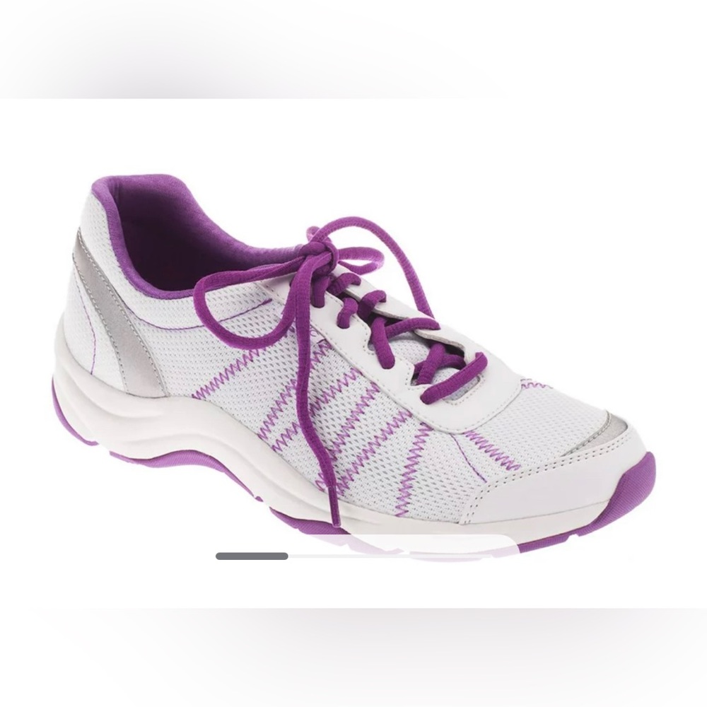 Vionic Alliance White Purple Athletic Othopedic Insoles Comfort Sneakers Size 9